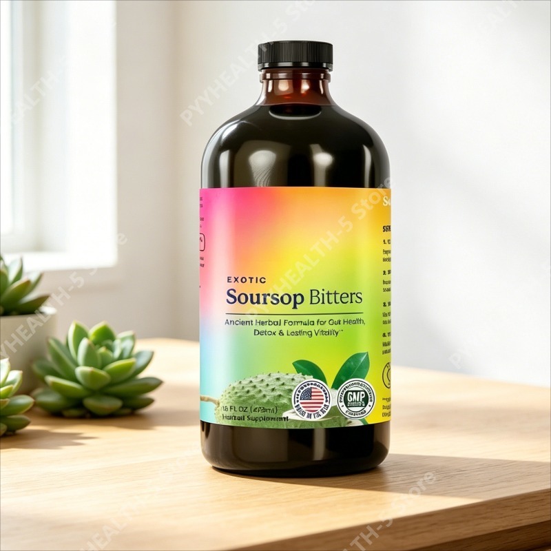 Bitters Bottle Set - Soursop Bitters Drops Liquid Organic Herbal