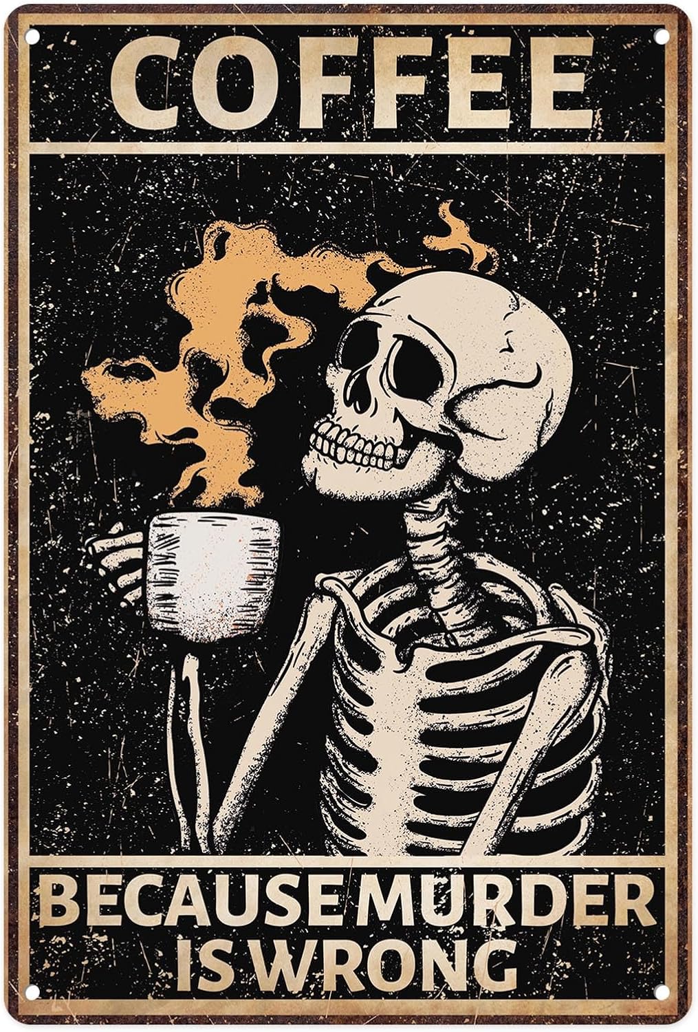 Home Bar And Coffee - Sanwarm Metal Skeleton Strong Coffee Retro