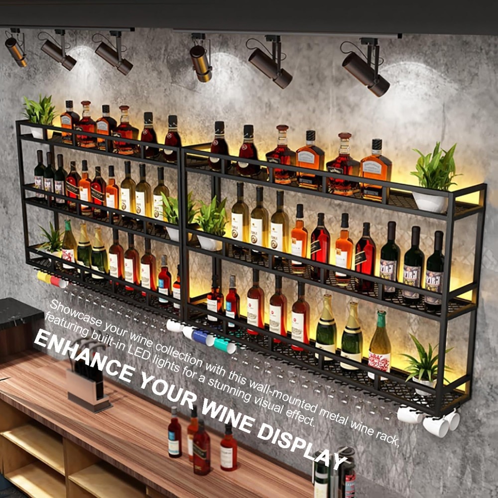 Large Heavy Duty 47in Wine Rac - Home Bar Shelves 评论和价格