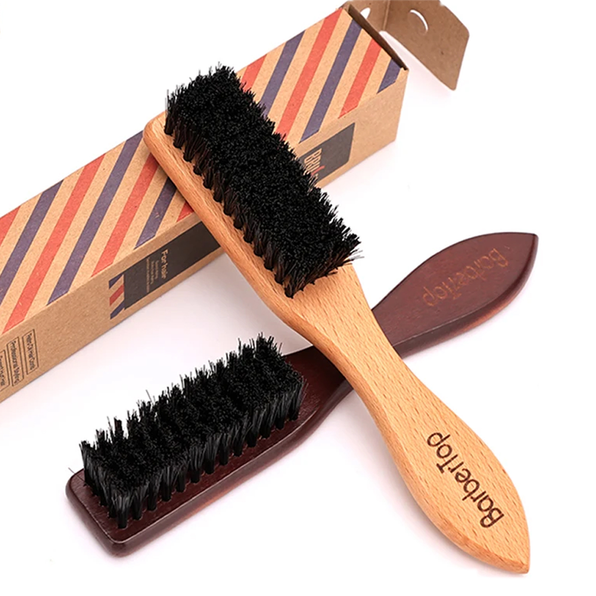 Barbershop Wooden Handle Boar  - Home Barbershop 评论和价格