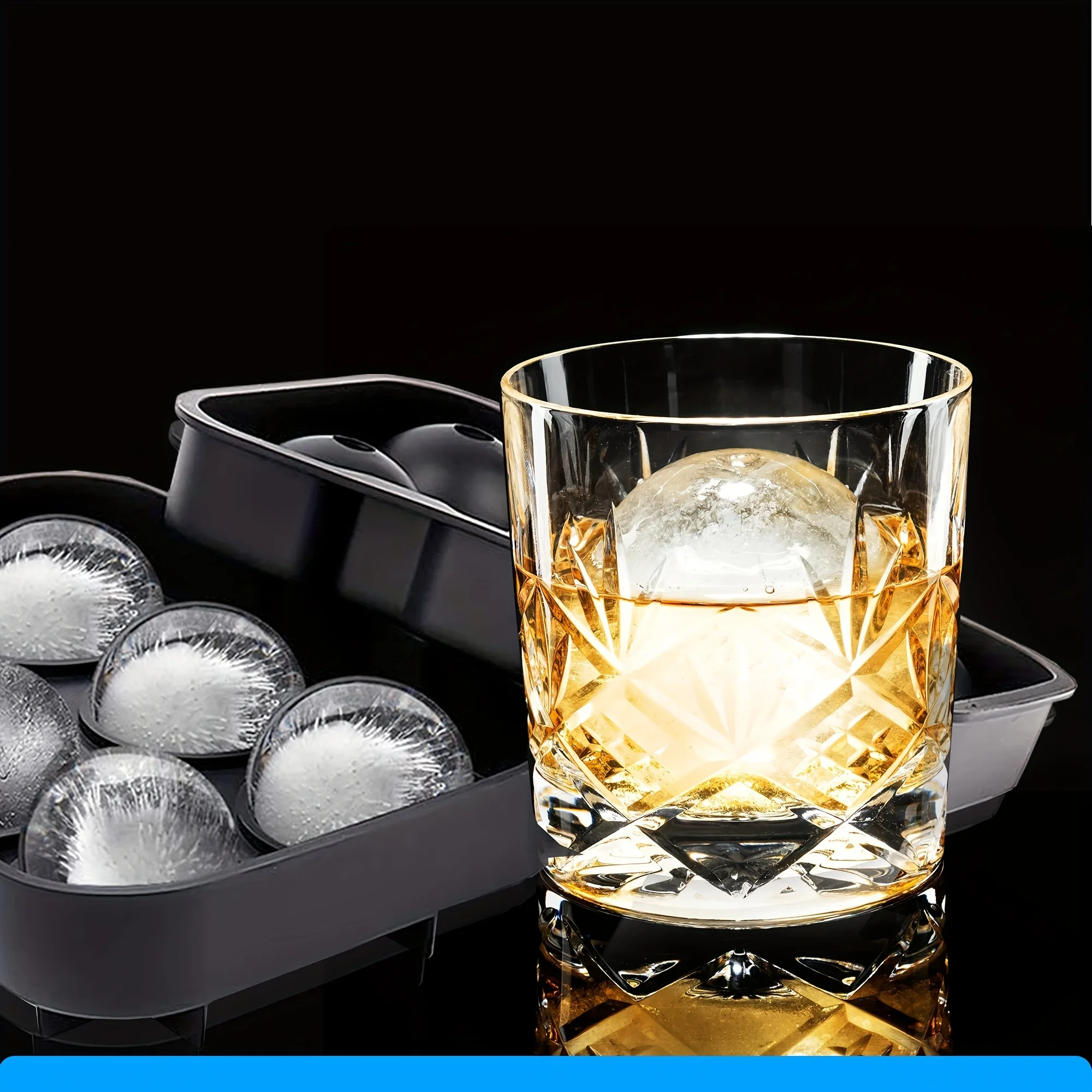 1pc 3D Rose Ice Cube Mold, Squ - Ice Mold Sphere 评论和价格