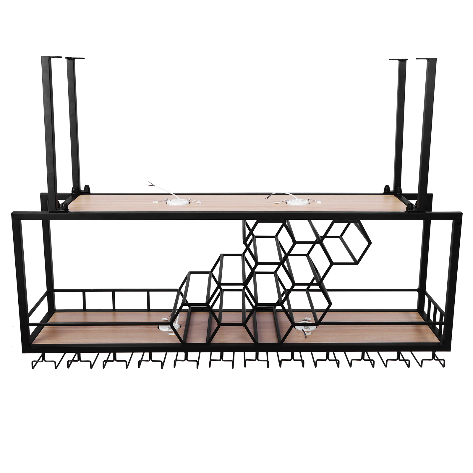 Bar Liquor Bottle Display Shel - Home Bar Shelves 评论和价格