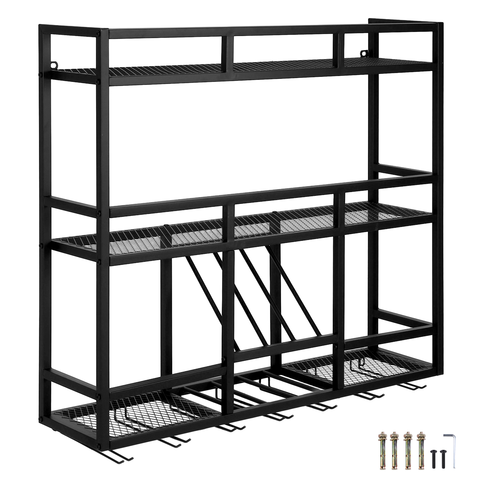 3 Tiers Floating Wine Bottle S - Home Bar Shelves 评论和价格