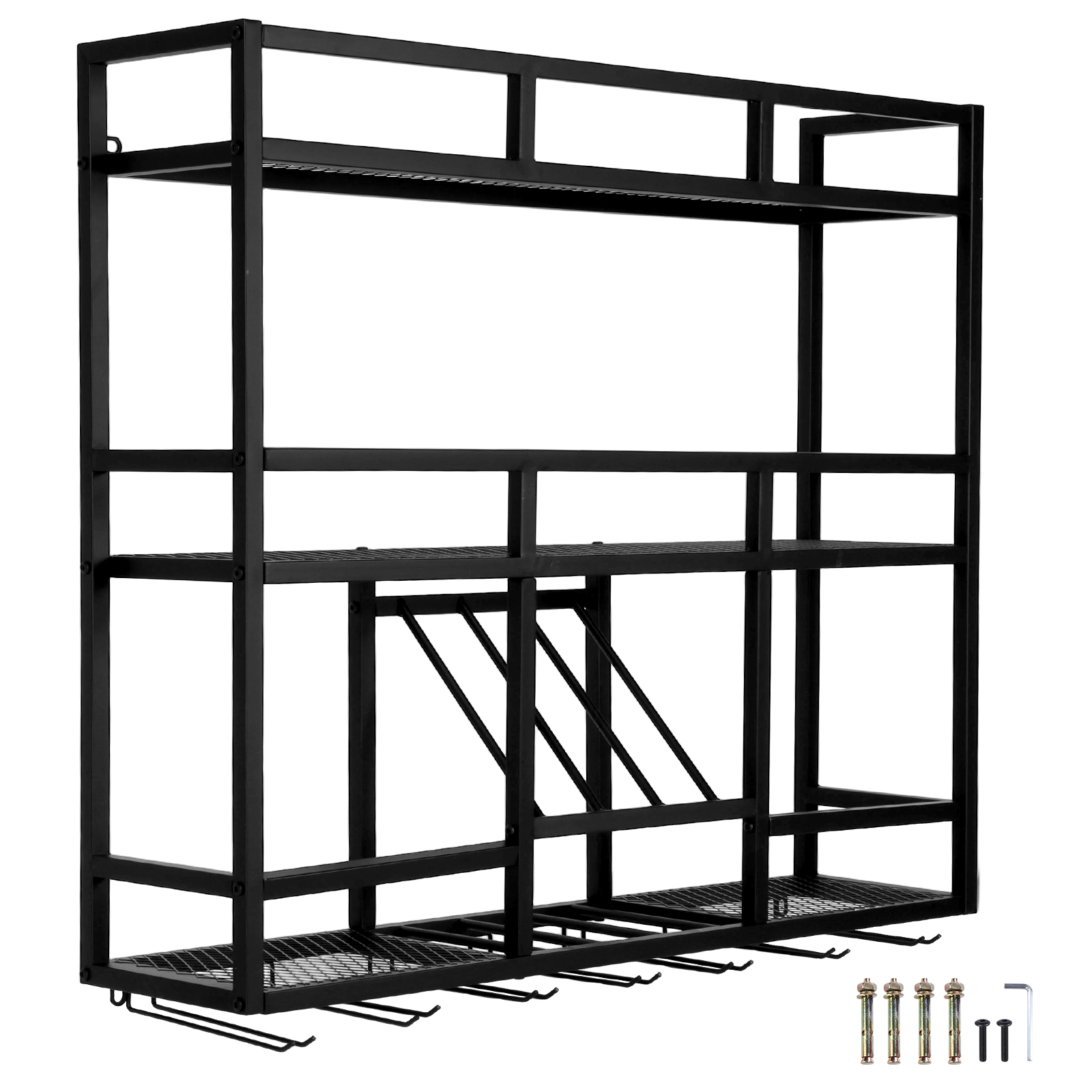 3 Tiers Floating Wine Bottle S - Home Bar Shelves 评论和价格