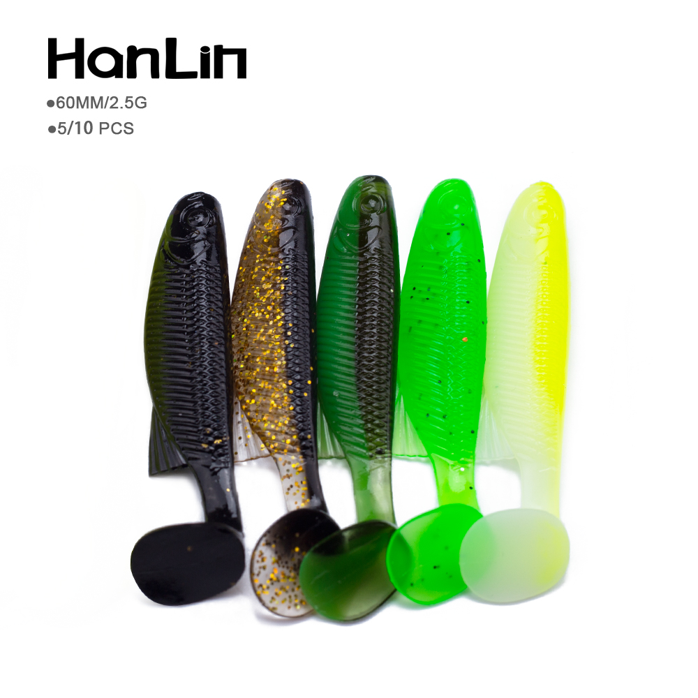 Hanlin 10/20pcs Soft Baits Wor - Jigger Double Sided 评论和价格