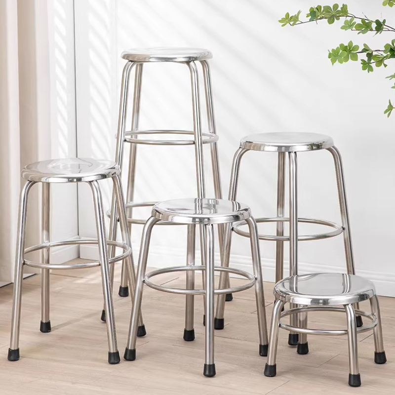 304 Stainless Steel Round Stoo - Home Bar Lounge 评论和价格