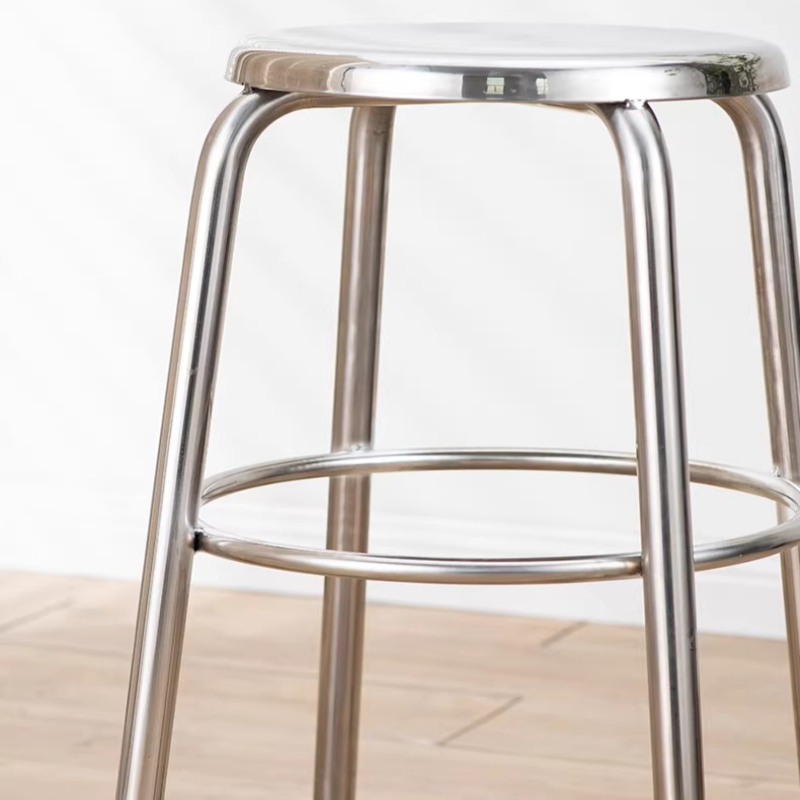 304 Stainless Steel Round Stoo - Home Bar Lounge 评论和价格