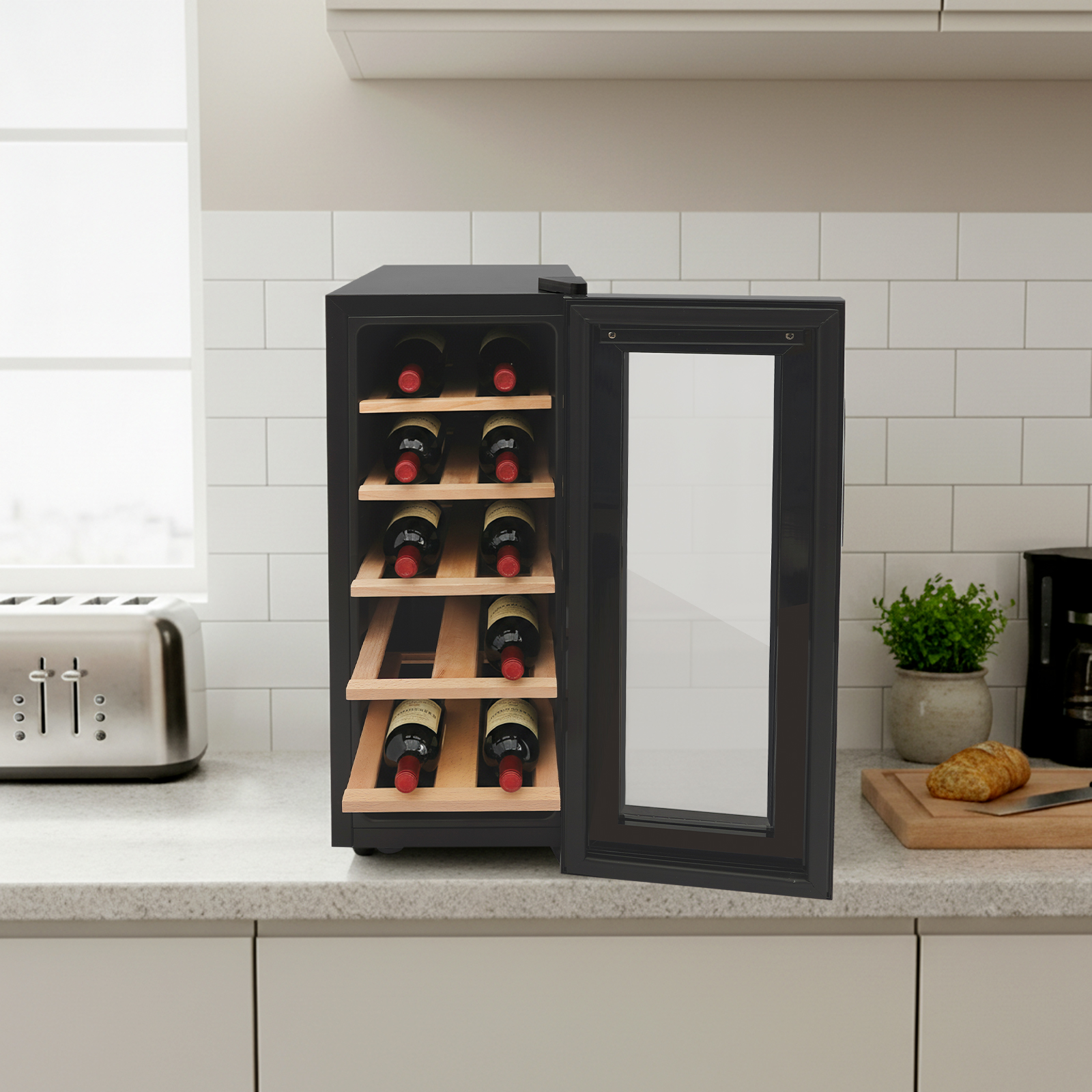 12 Bottle Wine Fridge, Freesta - Home Bar And Fridge 评论和价格