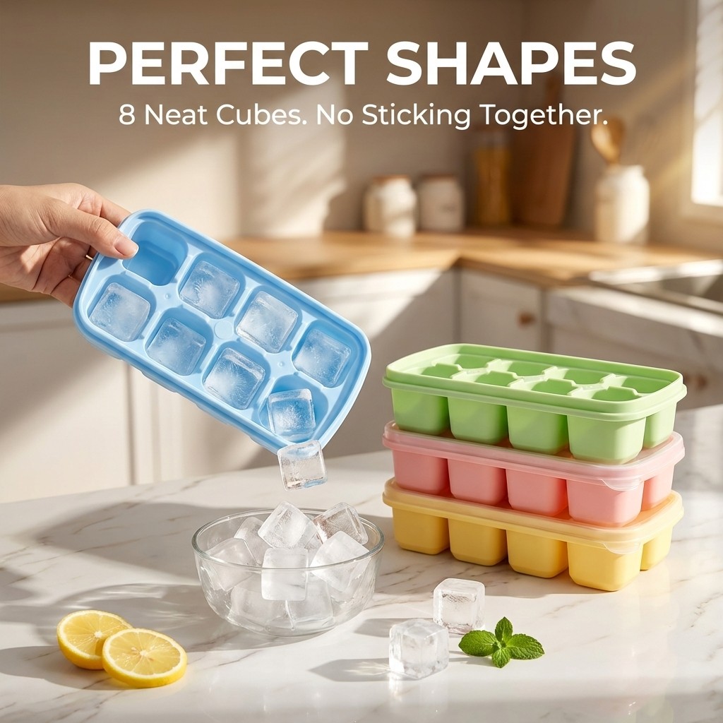 8 Grids Mini Plastic Ice Cube  - Citrus Juicer Bar 评论和价格