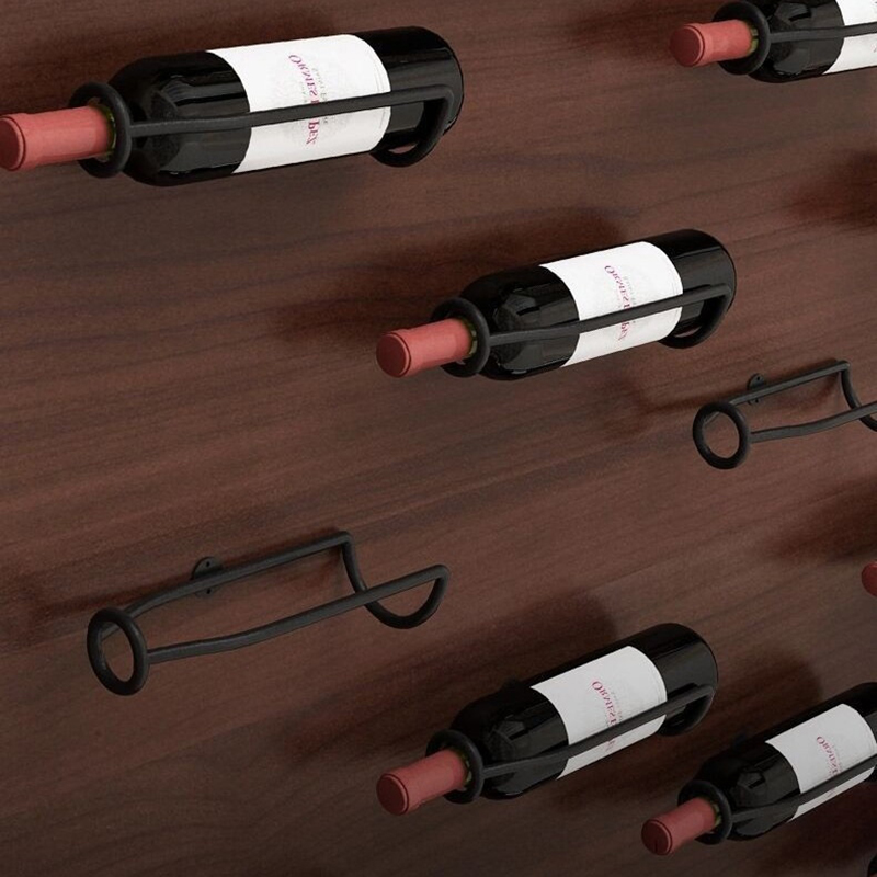 Wall Mounted Iron Wine Storage - Home Bar Shelves 评论和价格