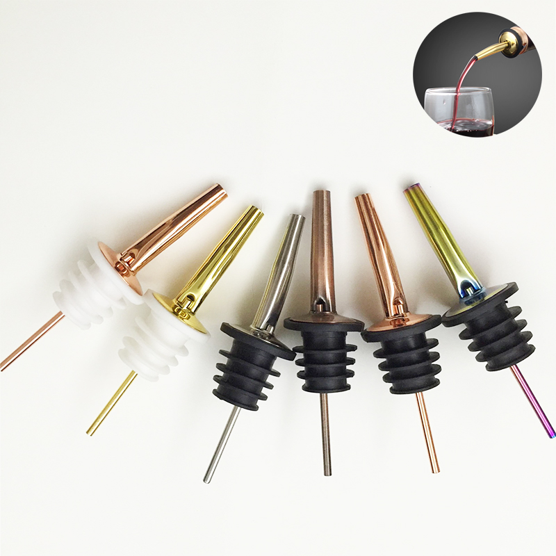 4Pcs Black/Rose Gold/Silver Li - Speed Pourer Cap 评论和价格