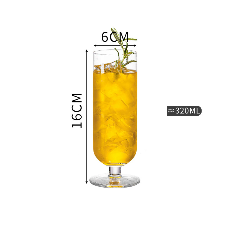 4PCS Creative Cocktail Glasses - Highball Glass Set 评论和价格