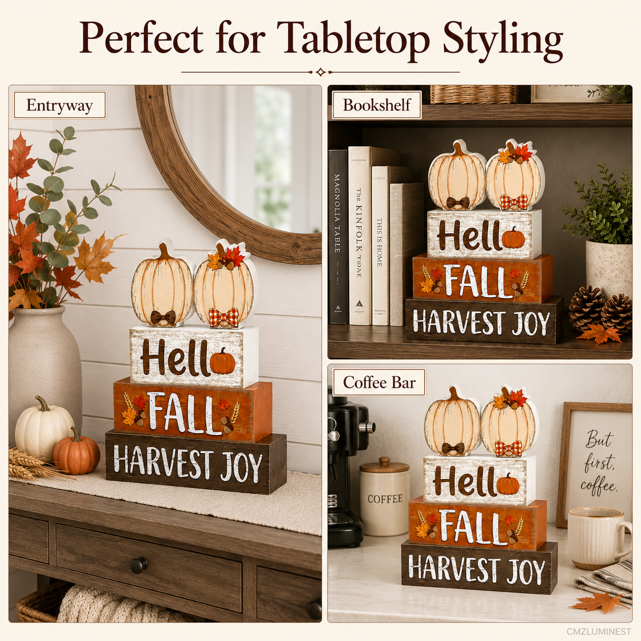 Autumn Layered Tray Decoration - Home Bar Shelves 评论和价格