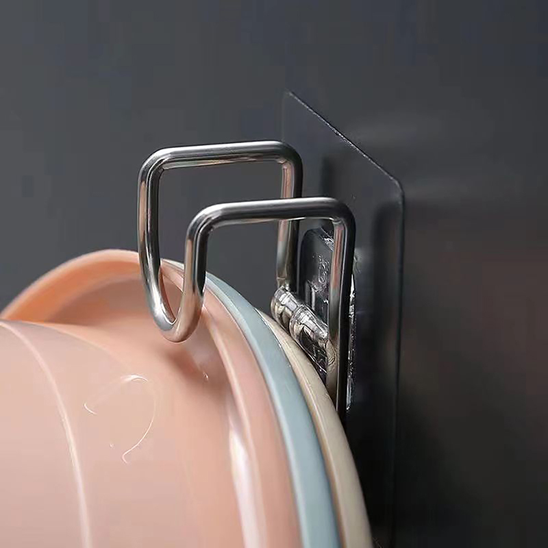 Punch-Free Sticky Hook Bathroo - Home Bar Sink 评论和价格