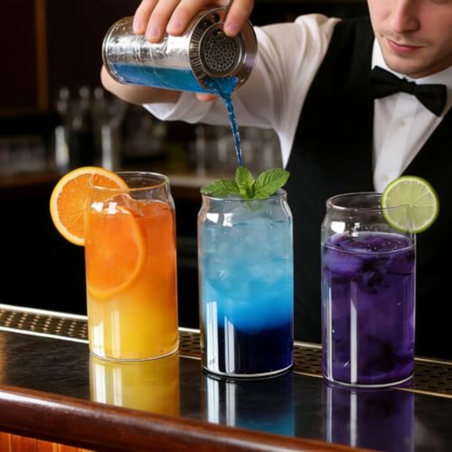 Drinking Glasses Set of 10, 17 - Highball Glass Set 评论和价格