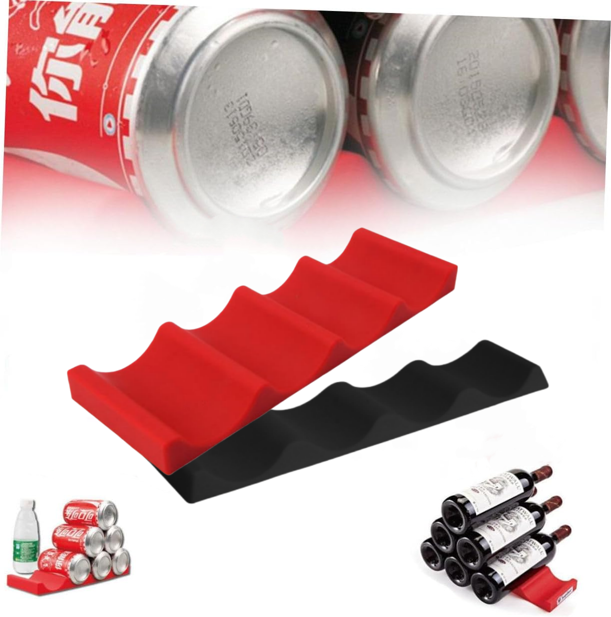 Bottle Stacker Rack Silicone F - Home Bar And Fridge 评论和价格