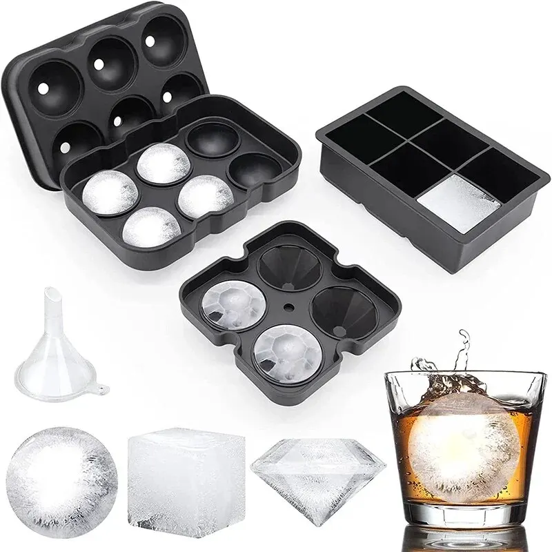 1pc Ice Cube Trays Silicone Ic - Ice Mold Sphere 评论和价格